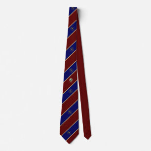 vlag van Indiana stripes Stropdas