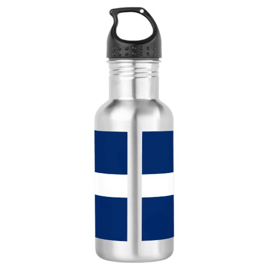 Vlag van Indianapolis, Indiana Water Bottle Waterfles (Achterkant)