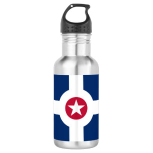 Vlag van Indianapolis, Indiana Waterfles