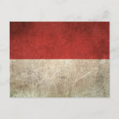  vlag van Indonesië Briefkaart (Voorkant)