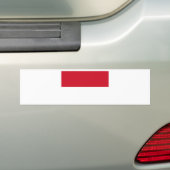 Vlag_van_Indonesië Bumpersticker (Op auto)