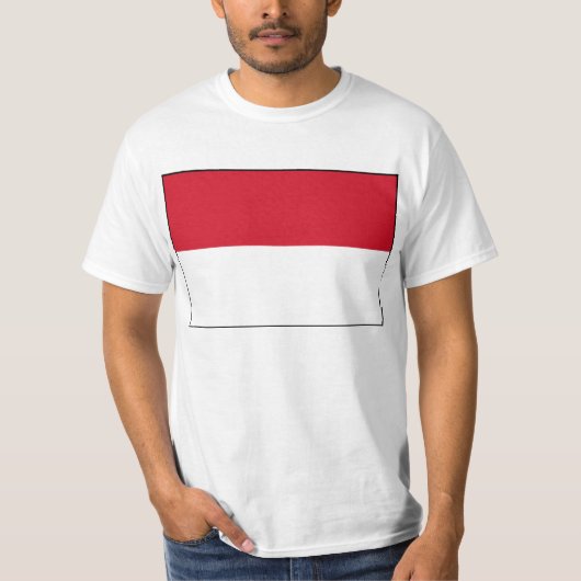 Vlag van Indonesië T-Shirt (Voorkant)