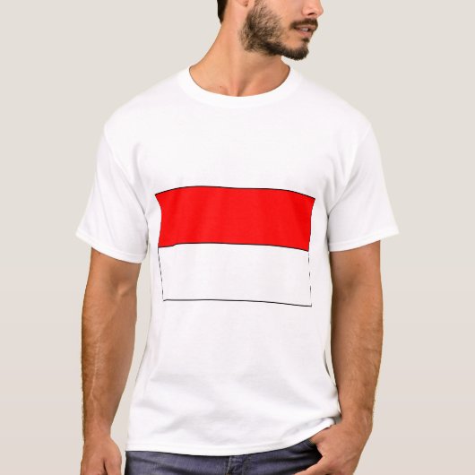 vlag van Indonesië T-shirt (Voorkant)