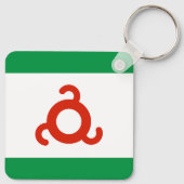 Vlag van Ingoesjetië Sleutelhanger (Achterkant)