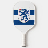 Vlag van Ingolstadt, Beieren - DUITSLAND Pickleball Paddle (Achterkant)