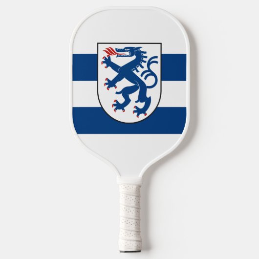 Vlag van Ingolstadt, Beieren - DUITSLAND Pickleball Paddle (Voorkant)