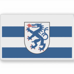Vlag van Ingolstadt Sticker