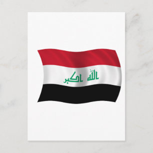 Vlag van Irak Briefkaart