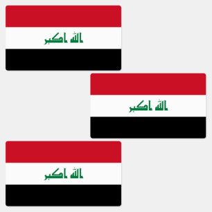 Vlag van Irak Labels