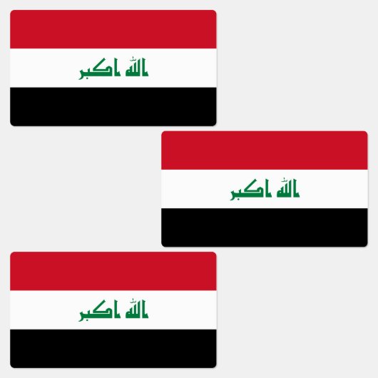 Vlag van Irak Labels (Groep)