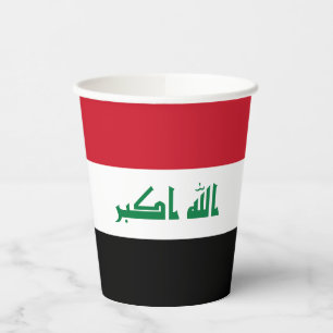 Vlag van Irak Papieren Bekers