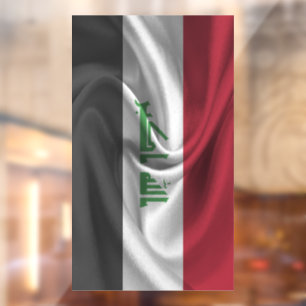 Vlag van Irak Raamsticker