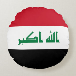 Vlag van Irak Rond Kussen