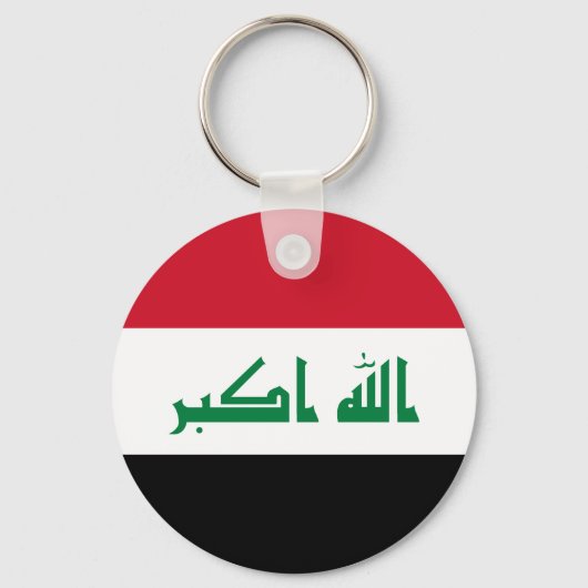Vlag van Irak Sleutelhanger (Voorkant)