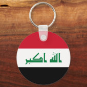 Vlag van Irak Sleutelhanger (Voorkant)