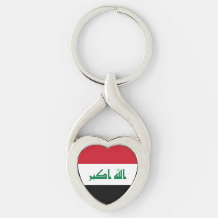 Vlag van Irak Sleutelhanger
