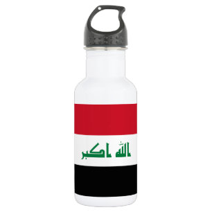 Vlag van Irak Waterfles