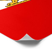 Vlag van Iran (1964–1980) Poster (Hoek)