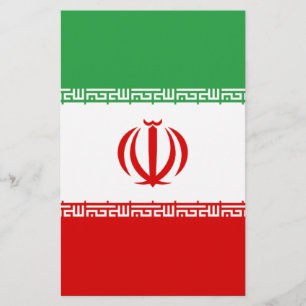 Vlag van Iran Briefpapier