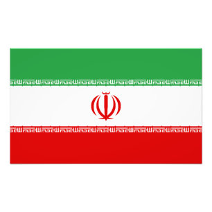 Vlag van Iran Foto Afdruk