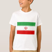 Vlag van Iran (Iran) (Perzisch) T-shirt (Voorkant)