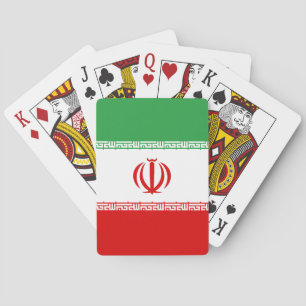 Vlag van Iran Pokerkaarten