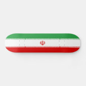 Vlag van Iran Skateboard (Horizontaal)