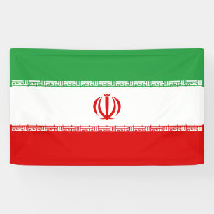 Vlag van Iran Spandoek