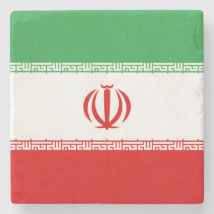 Vlag van Iran Stenen Onderzetter