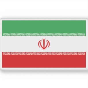 Vlag van Iran Sticker