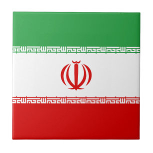 Vlag van Iran Tegeltje