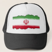 Vlag van Iran Trucker Pet (Voorkant)