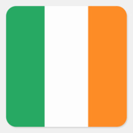 Vlag van Ireland Square Sticker