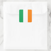 Vlag van Ireland Square Sticker (Tas)