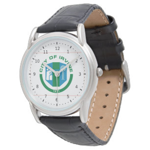 Vlag van Irvine, Californië Horloge