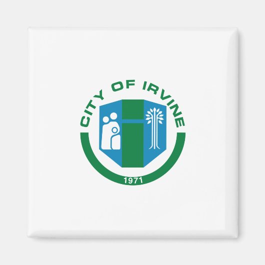 Vlag van Irvine (Californië) Magneet (Voorkant)