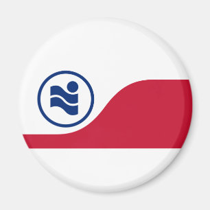 Vlag van Irving, Texas Magneet