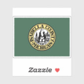 Vlag van Isabella County, Michigan Sticker (Vel)