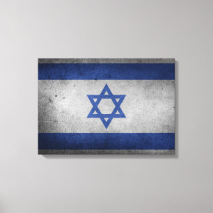  vlag van Israël Canvas Afdruk
