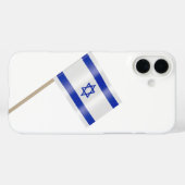 Vlag van Israël Case-Mate iPhone Case (Achterkant (horizontaal))