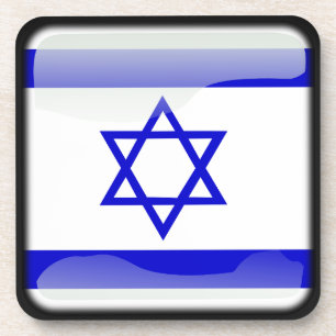 Vlag van Israël Drankjes Onderzetter