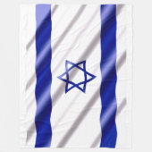 VLAG VAN ISRAËL FLEECE DEKEN (Voorkant)