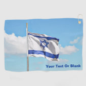 vlag van Israël Golfhanddoek (Horizontaal)