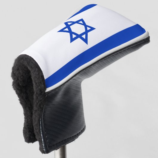 Vlag van Israël Golfheadcover (3/4 voorkant)