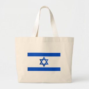 Vlag van Israël Grote Tote Bag