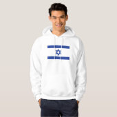 Vlag van Israël Hoodie (Voorkant volledig)