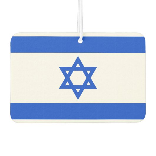 Vlag van Israël Luchtverfrisser (Voorkant)