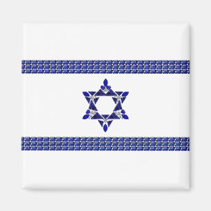 Vlag van Israël Magneet