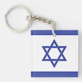 Vlag van Israël Sleutelhanger (voorkant)