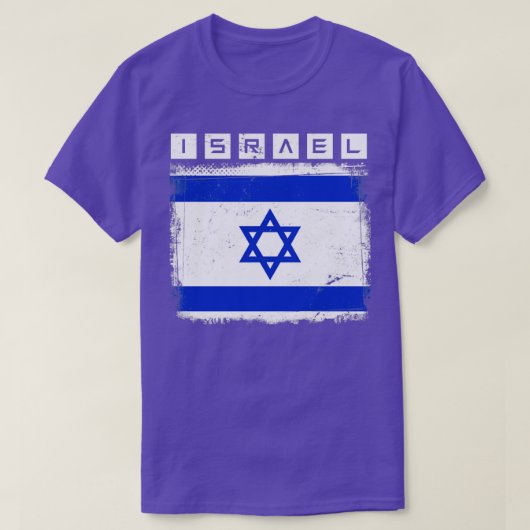 vlag van Israël T-shirt (Design voorkant)